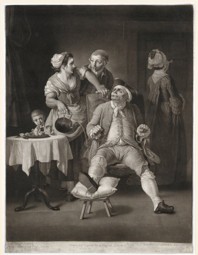 The Profligate Punished by Neglect and Contempt, print made by Valentine Green, 1775 by Edward Penny